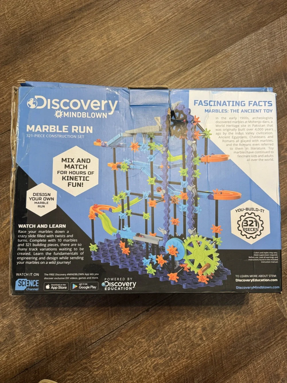 Discovery Mindblown Marble Run Construction Set - 321 Pieces (Used)